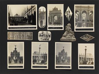 (SAN FRANCISCO--PAN PACIFIC INTERNATIONAL EXPOSITION) Large and meticulously compiled album containing approximately 330  photographs o